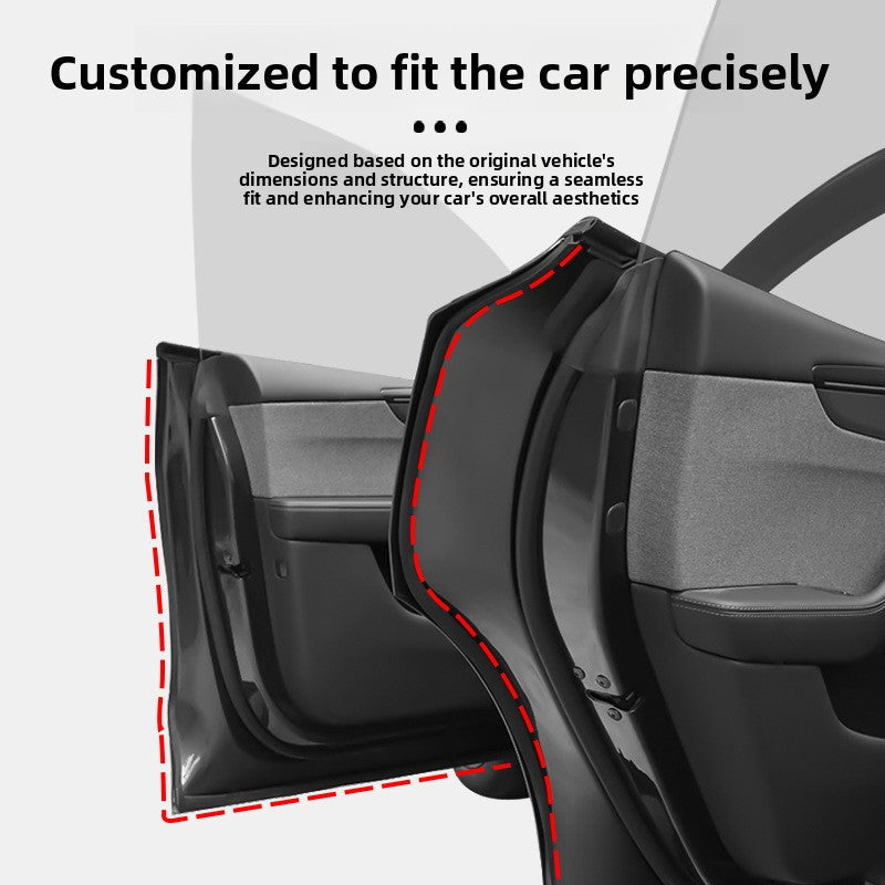 [Aisen] Full Car Noise Reduction Sealing Strip Kit Weatherstripping Rubber Soundproof Seals for Tesla Model Y Juniper 2025+ (Premium EPDM Weatherproof Hollow Rubber, Complete Multi-Piece Set)