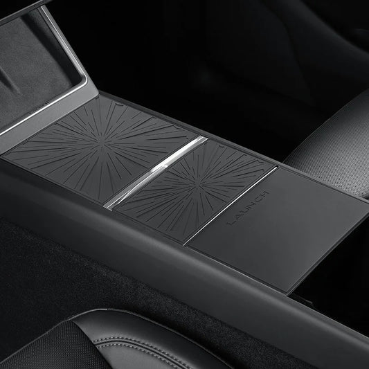 [Aisen] Silicone Wireless Charger Pad Mat for Tesla Model 3 Highland 2024+ & Model Y Juniper 2025+(Premium Silicone, Anti-Slip)