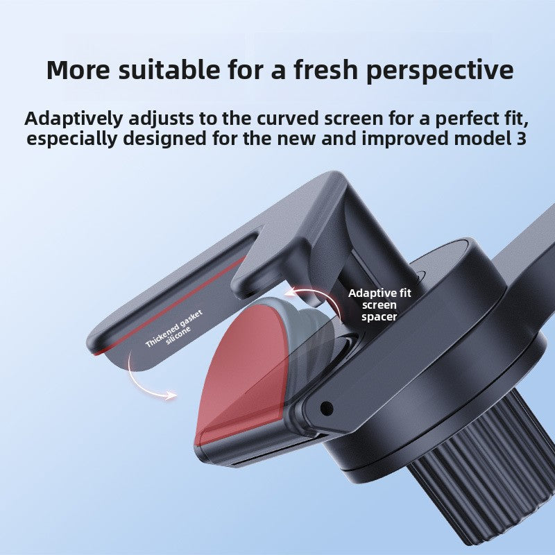 [Aisen] Screen Monitor Phone Mount Auto-Locking Cell Phone Holder for Tesla Model 3 Highland Model Y Juniper