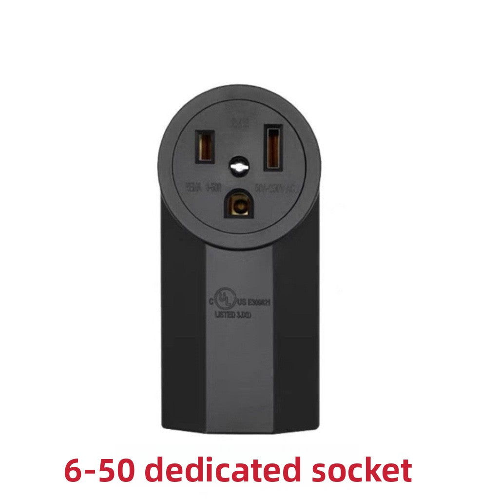 [Aisen] EV Charger Heavy-Duty Wall Outlet High-Power NEMA Receptacle for Tesla Mobile Connector EV Models (Industrial-Grade Heat-Resistant Nylon & High-Tension Copper Matrix, 50A 125/250V 14-50R 6-50R 1PCS)