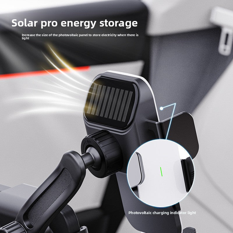 [Aisen] Solar Powered Electric Phone Mount Auto-Clamping Cell Phone Holder for Tesla Model 3 Y S X