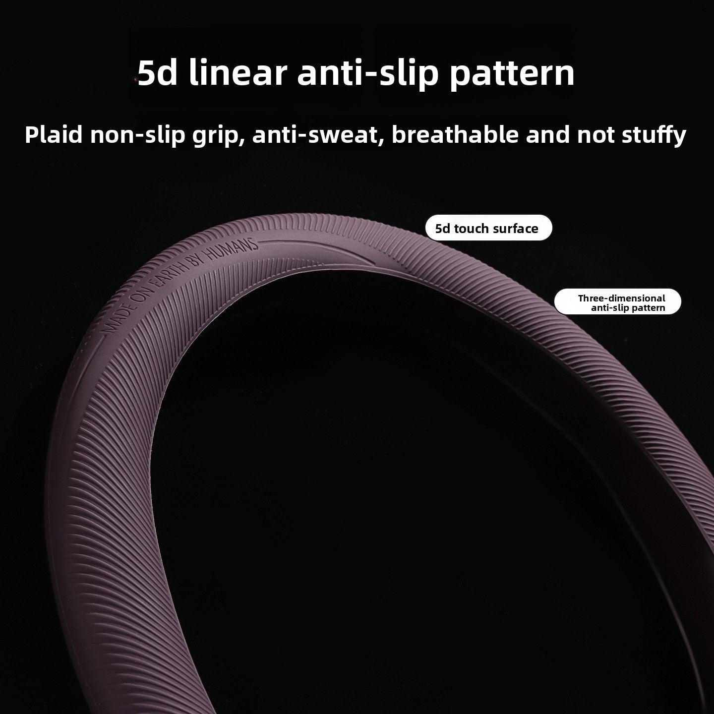 [Aisen] Anti-Slip Silicone Steering Wheel Cover for Tesla Model 3 Highland & Model Y Juniper (1-Pack)