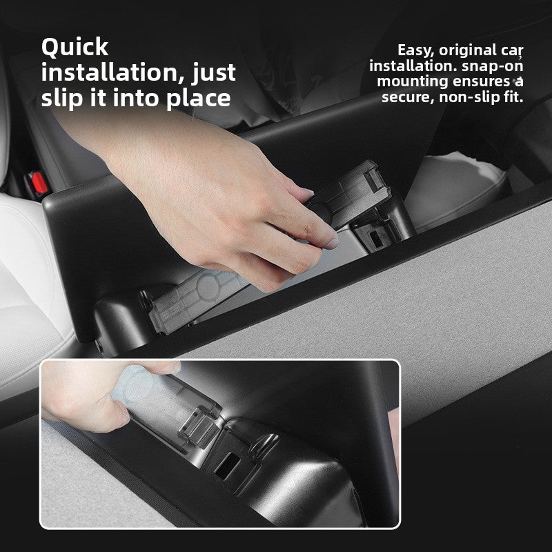 [Aisen] Under-Screen Storage Box Center Console Lower Organizer Tray for Tesla Model 3 Highland Model Y Juniper