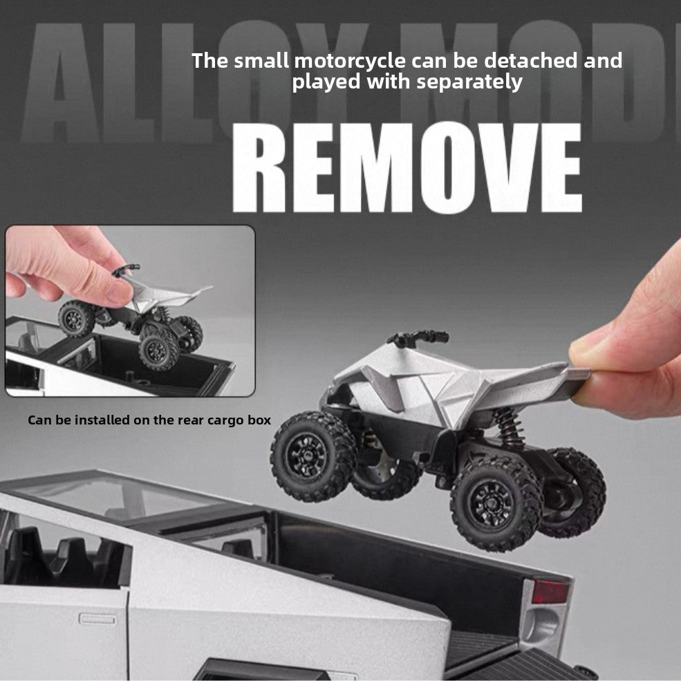 [Aisen] Diecast Toy Car Model Cyber Truck Off-Road Replica for Tesla Cybertruck