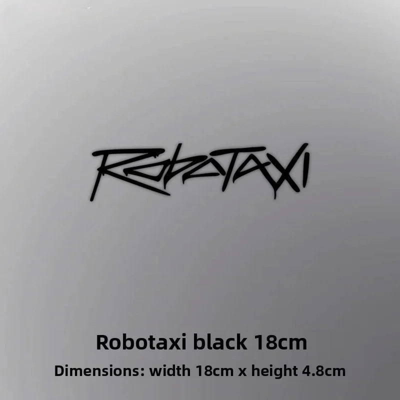 [Aisen] Triangular Window Decal Cover Body Exterior Trim Sticker for Tesla Robotaxi Cybercab