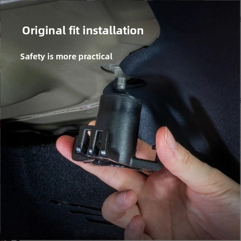 [Aisen] Heavy-Duty Trunk Grocery Bag Hook for Tesla Model 3 Highland (Premium Auto-Grade ABS, Bolt-On Fixation)