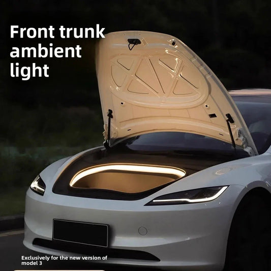 [Aisen] Frunk LED Strip Ambient Light for Tesla Model 3 Highland 2024+ (Premium Weatherproof Silicone, Ultra-Bright)