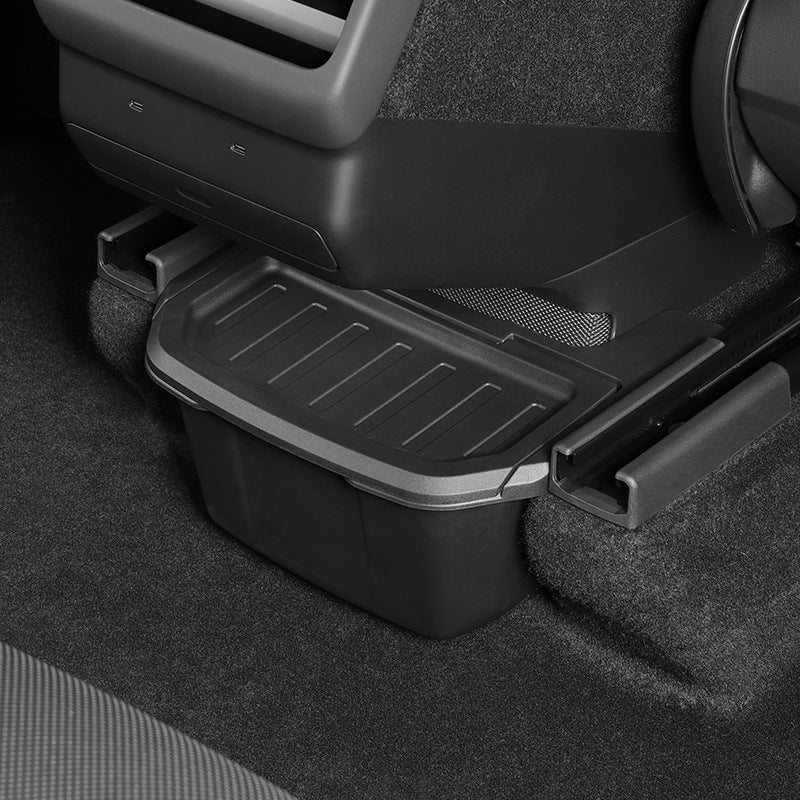 [Aisen] Rear Armrest Console Storage Box & Garbage Organizer Under-Vent Seatback Trash Caddy for Tesla Model YL
