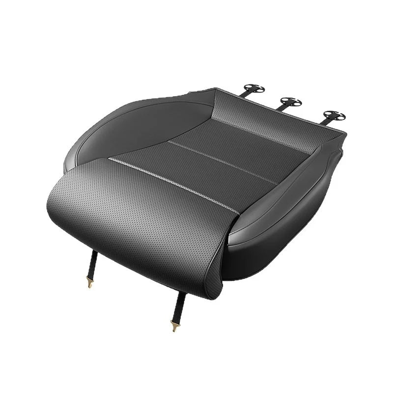 [Aisen] for Tesla Model 3 Highland Model Y Juniper Front Seat Leg Support Cushion Integrated Extended Footrest Memory Foam PU Leather Car Seat Comfort Accessory