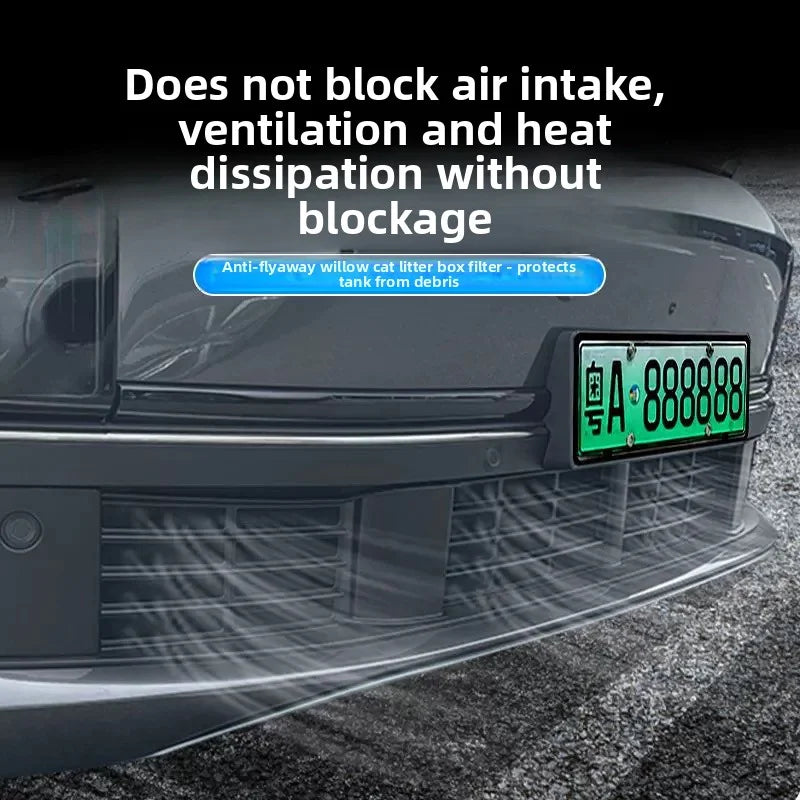 [Aisen] for Tesla Model Y Juniper Front Bumper Insect Net Medium Mesh Water Tank Radiator Protective Net ABS Car Protection Accessory