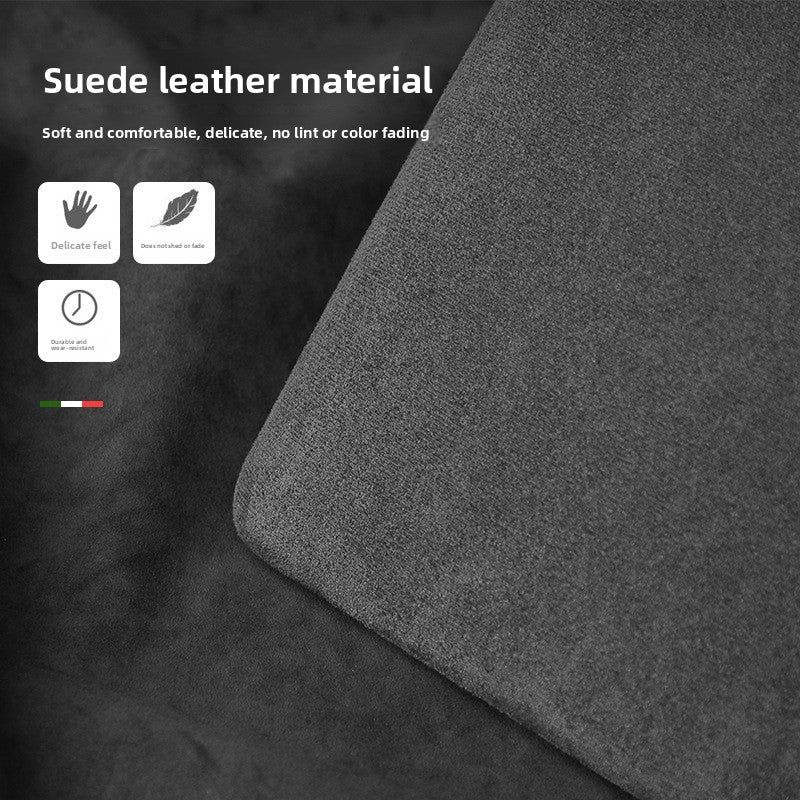 [Aisen] Center Console Armrest Cover Protector Alcantara-Style Suede Cushion Wrap for Tesla Model 3 Model Y 2021-2026 (Premium Luxury Microfiber Suede & Non-Slip Inner Matrix, Tactical Matte Black 1PCS)