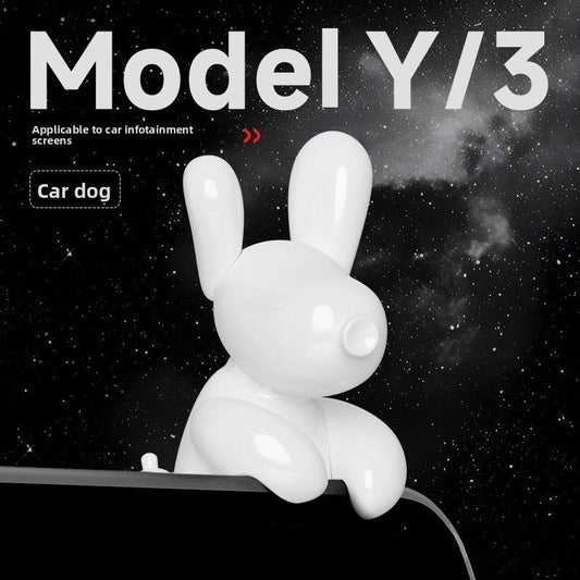 [Aisen] Interactive Central Display Companion Cartoon Puppy Screen Border Toy for Tesla Upgraded Cockpit
