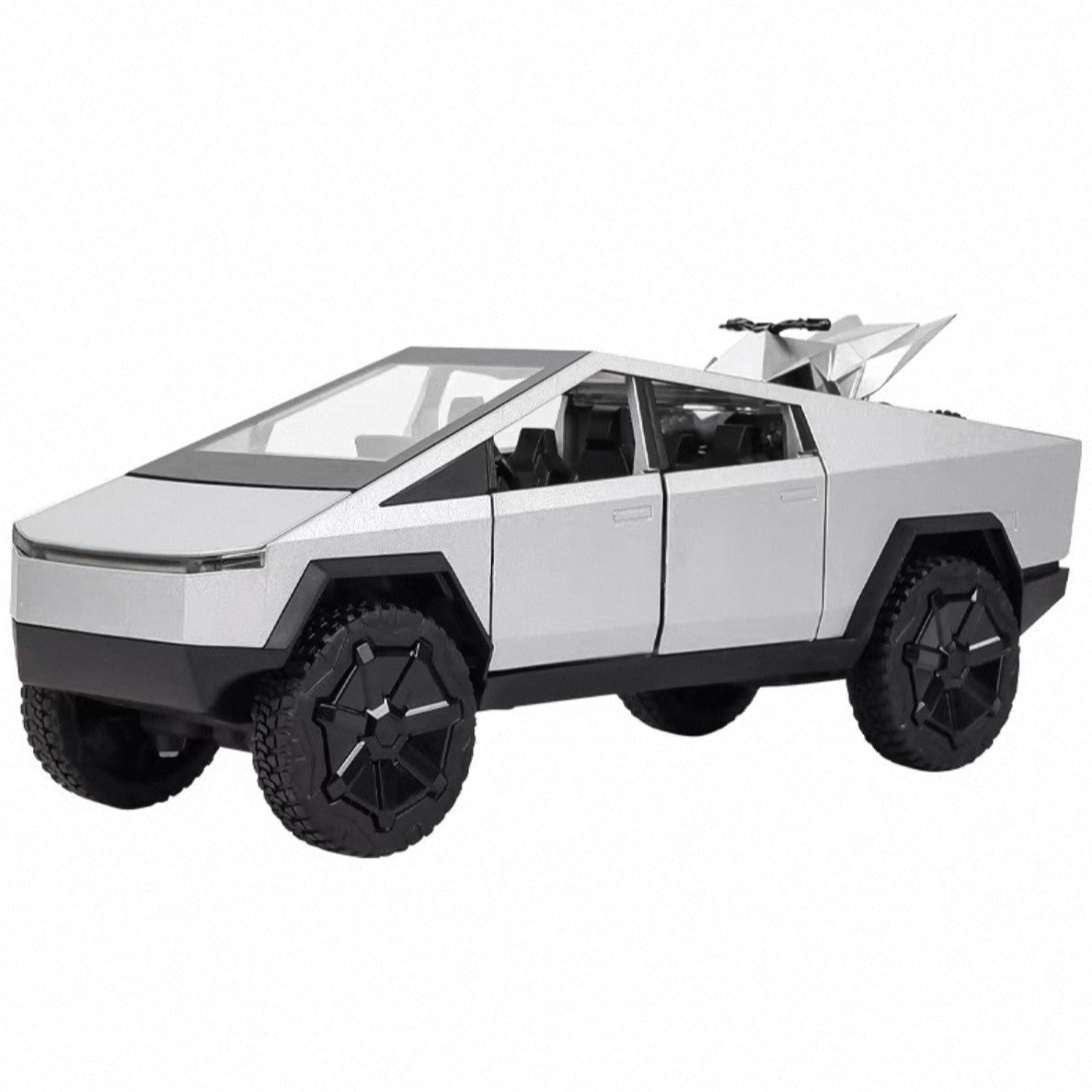 [Aisen] Diecast Toy Car Model Cyber Truck Off-Road Replica for Tesla Cybertruck