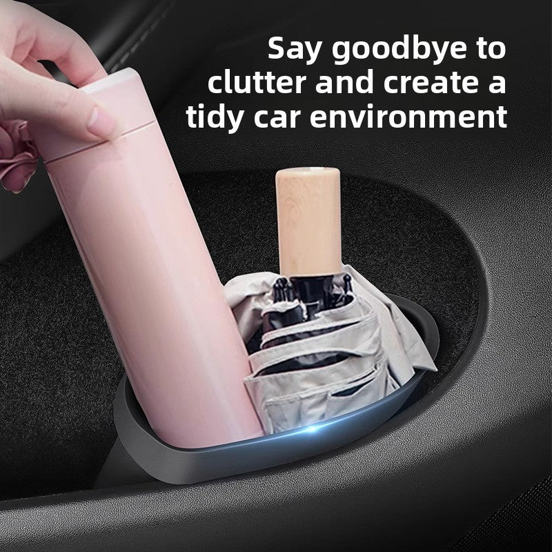 [Aisen] Door Side Organizer Trash Can Leakproof Silicone Storage Bin for Tesla Model 3 Model Y