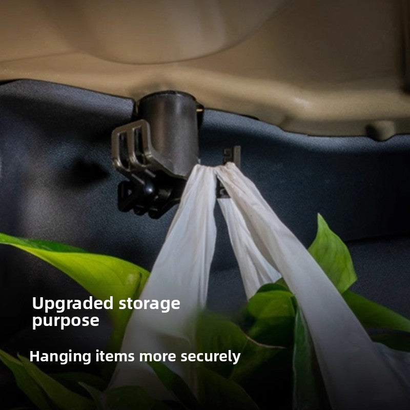 [Aisen] Heavy-Duty Trunk Grocery Bag Hook for Tesla Model 3 Highland (Premium Auto-Grade ABS, Bolt-On Fixation)