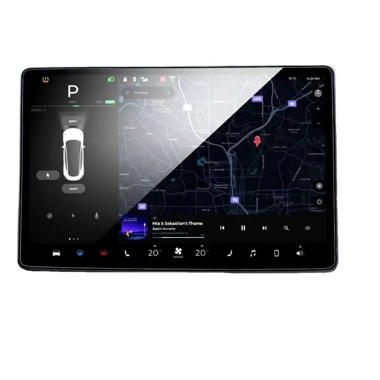 [Aisen] Tempered Glass Screen Protector for Tesla Model 3 & Model Y 2021-2024 (Tempered Glass, HD Clear)