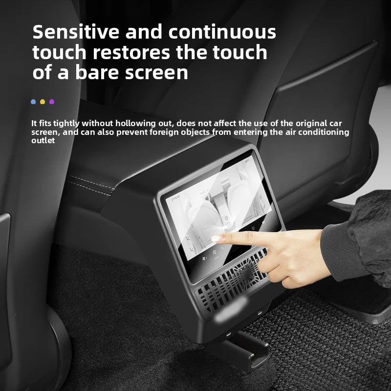 [Aisen] Rear Screen Protector Cover for Tesla Model Y Juniper & Model 3 Highland Non-Slip Anti-Kick Guard