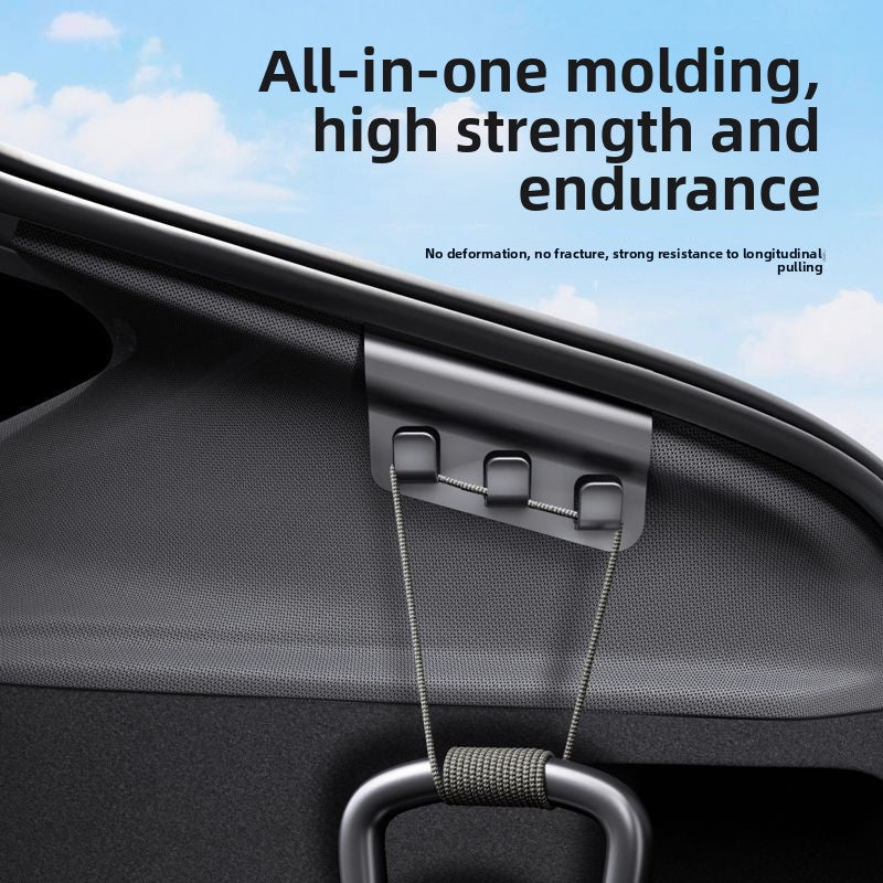 [Aisen] Heavy-Duty Rear Trunk Hanger Hook for Tesla Model Y 2021-2026 (Premium Anti-Scratch ABS, 1-Pack Cargo Holders)