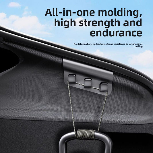 [Aisen] Heavy-Duty Rear Trunk Hanger Hook for Tesla Model Y 2021-2026 (Premium Anti-Scratch ABS, 1-Pack Cargo Holders)
