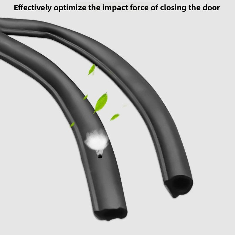 [Aisen] Full Car Noise Reduction Sealing Strip Kit Weatherstripping Rubber Soundproof Seals for Tesla Model Y Juniper 2025+ (Premium EPDM Weatherproof Hollow Rubber, Complete Multi-Piece Set)