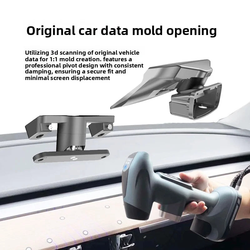 [Aisen] 4-Direction Screen Swivel Mount for Tesla Model 3 & Model Y 2017-2026 (Heavy-Duty Aluminum, Left Right Up Down)