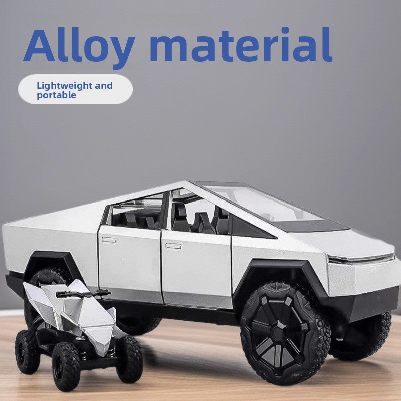 [Aisen] Diecast Toy Car Model Cyber Truck Off-Road Replica for Tesla Cybertruck