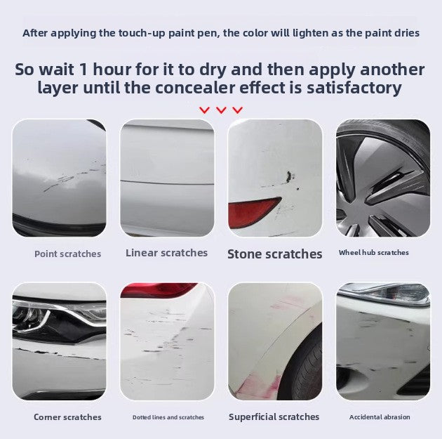 [Aisen] Car Touch Up Paint Pen for Tesla Model 3 Highland 2024+ Model Y Juniper 2025+ Deep Scratch Repair Remover
