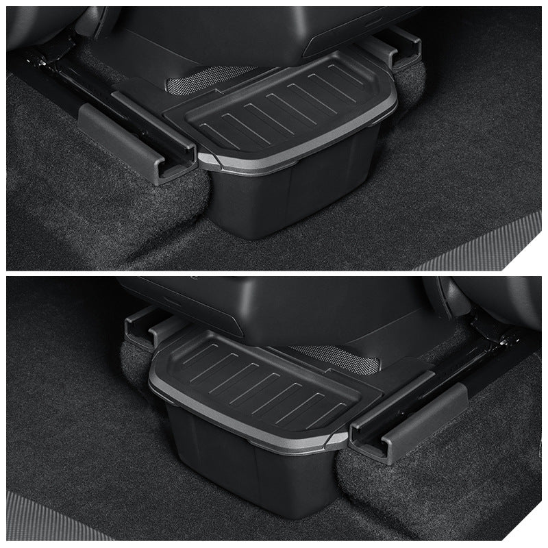 [Aisen] Rear Armrest Console Storage Box & Garbage Organizer Under-Vent Seatback Trash Caddy for Tesla Model YL