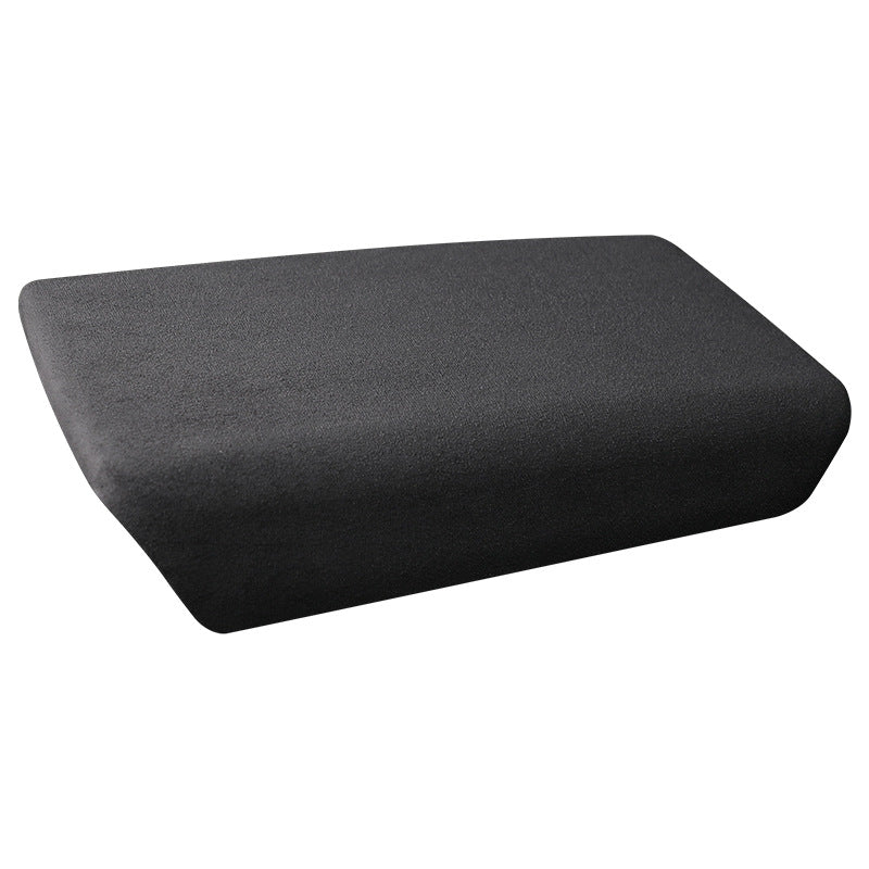 [Aisen] Center Console Armrest Cover Protector Alcantara-Style Suede Cushion Wrap for Tesla Model 3 Model Y 2021-2026 (Premium Luxury Microfiber Suede & Non-Slip Inner Matrix, Tactical Matte Black 1PCS)