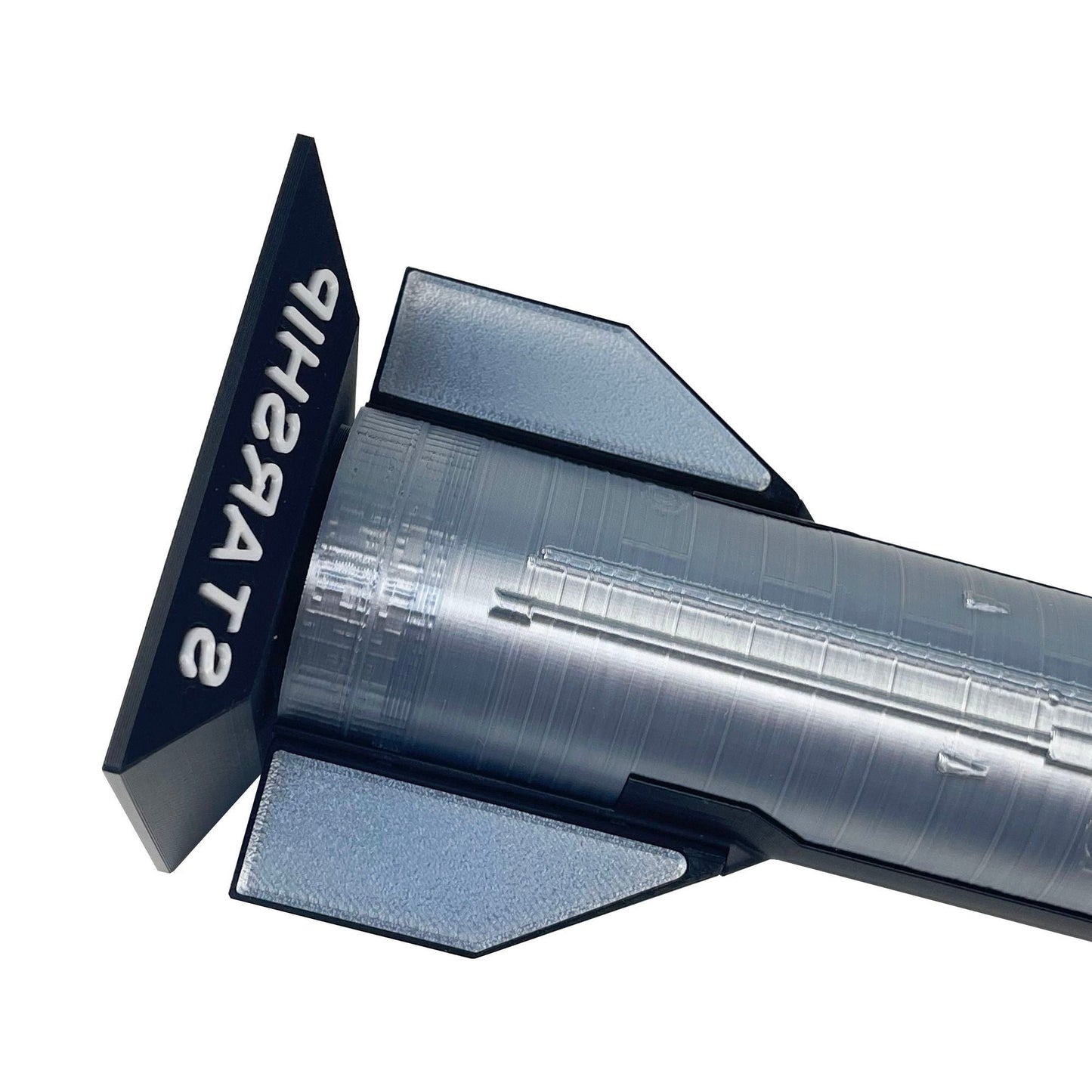 [Aisen] SpaceX Starship 3D Printed Rocket Model Desktop Ornament Handmade PLA Tech Decor Geek Gift for Men