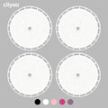 Pizza Style Wheel Covers for Tesla Model 3 / Y / YL — Full Set