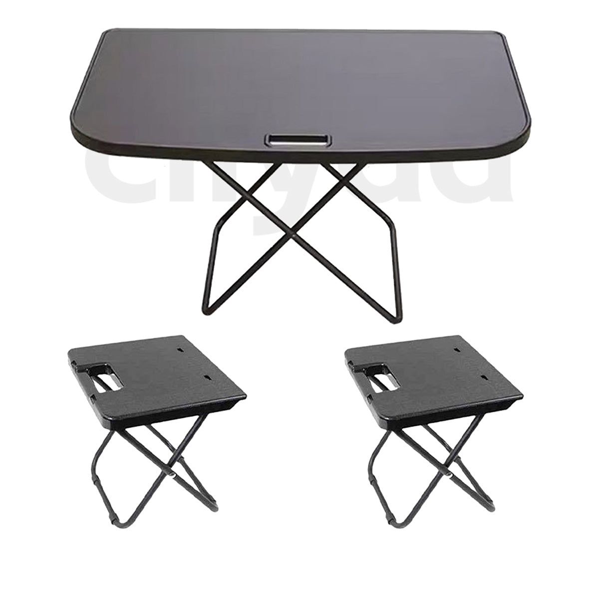 Trunk Table with Folding Chairs for Tesla Model Y Juniper 2025+