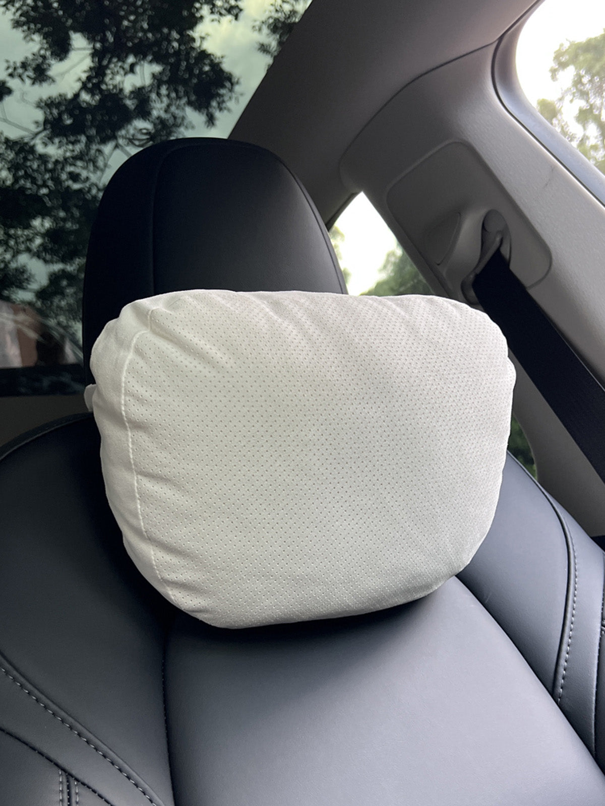 CiiyaaSuede Headrest Neck Pillow for Tesla — All Models