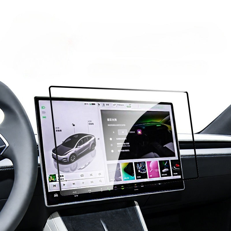 [Aisen] Center Control & Rear Entertainment Screen Protector Kit for Tesla Model Y Juniper YL 2026+ HD Shield (Hardness Tempered Glass 2-Piece Set)