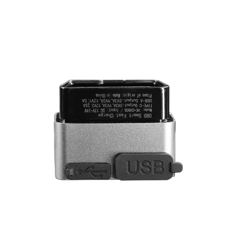[Aisen] OBD Power Expansion Dock Hub for Tesla Model 3 & Model Y (Premium Fireproof Material, Dual Interface A+C Fast Charging)