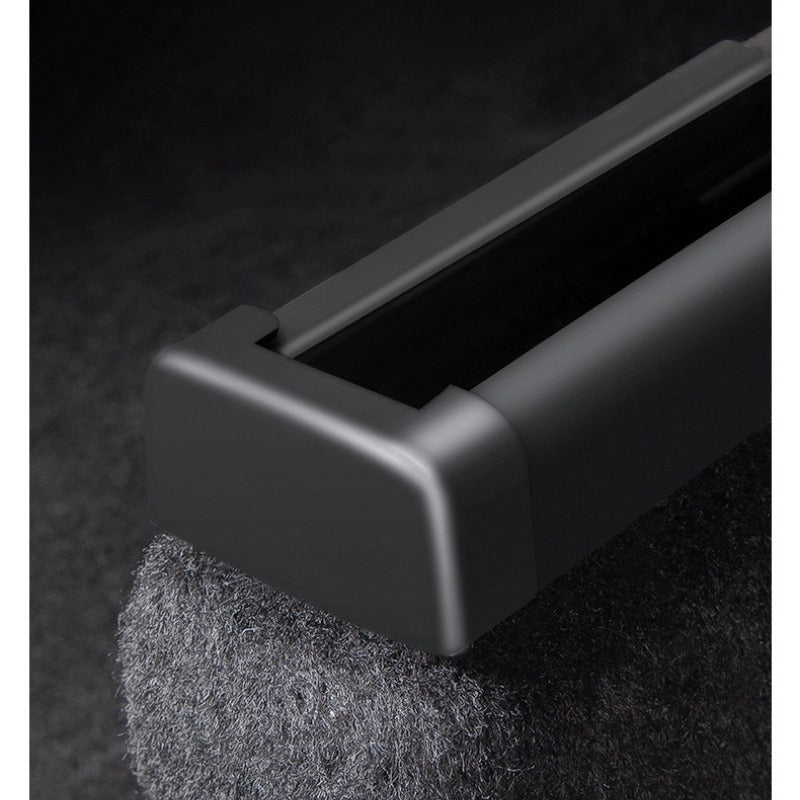 [Aisen] Seat Slide Rail Anti-Kick Protector Track Edge Guard Plug for Tesla Model Y Juniper Model 3 Highland (Premium Flexible TPE Matrix, Matte Black 4PCS)