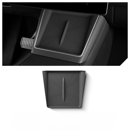 [Aisen] Center Console Wireless Charging Pad Silicone Cover Anti-Slip Dual Wireless Charger Mat for Tesla Model 3 Highland & Model Y Juniper