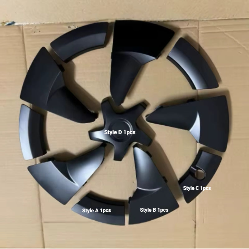 [Aisen] 20" Wheel Center Caps for Tesla Model 3 Highland Performance (Premium Weatherproof ABS, 1-Pack Hubcap Covers)