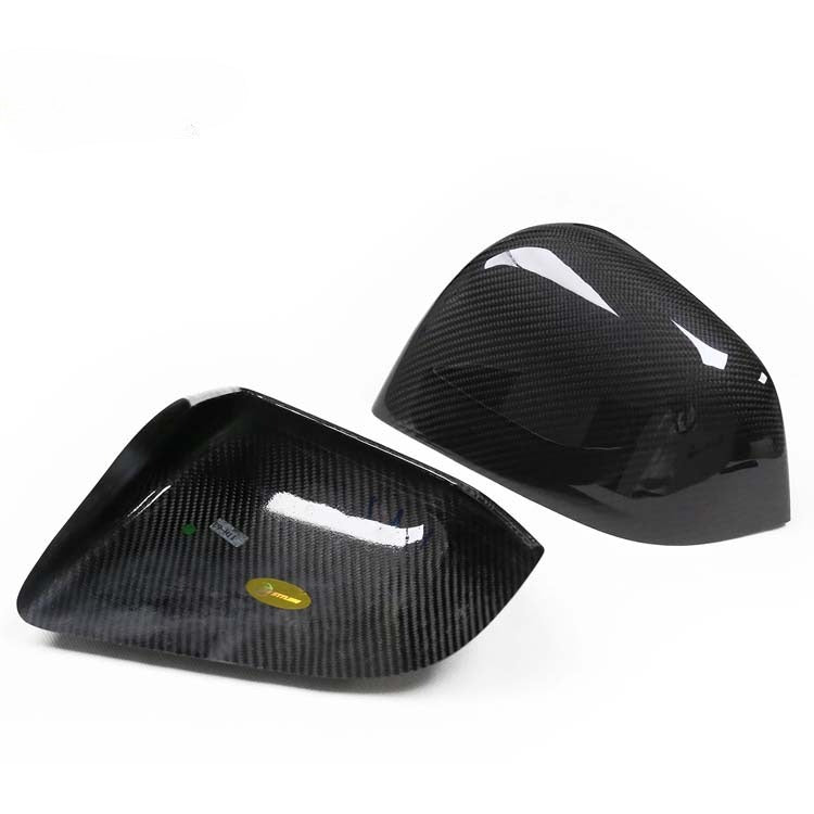[Aisen] Side Rearview Mirror Covers Caps Overlay for Tesla Model 3 2021-2023 (Premium Real Dry Carbon Fiber, Aerodynamic 2-Piece Set)