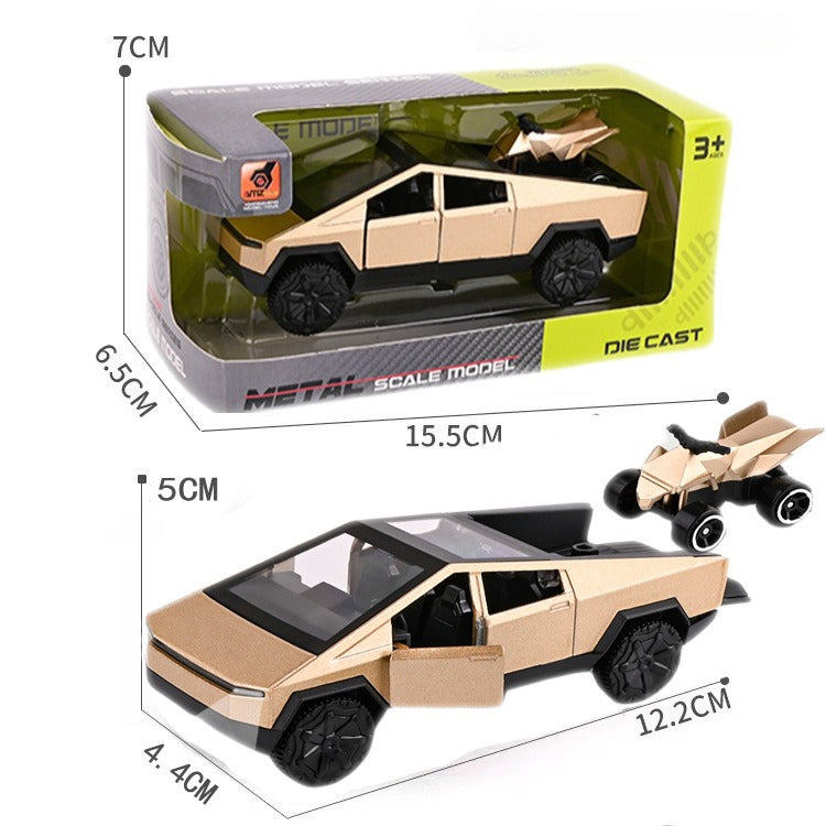 [Aisen] Diecast Toy Car Model Cyber Truck Off-Road Replica for Tesla Cybertruck