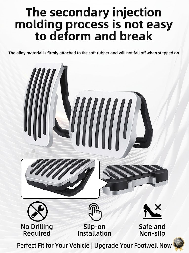 [Aisen] is suitable for Tesla Model Y Juniper 2025+ and Model 3 Highland 2024+ accelerator brake pedal sleeve (non-slip, 2-piece)