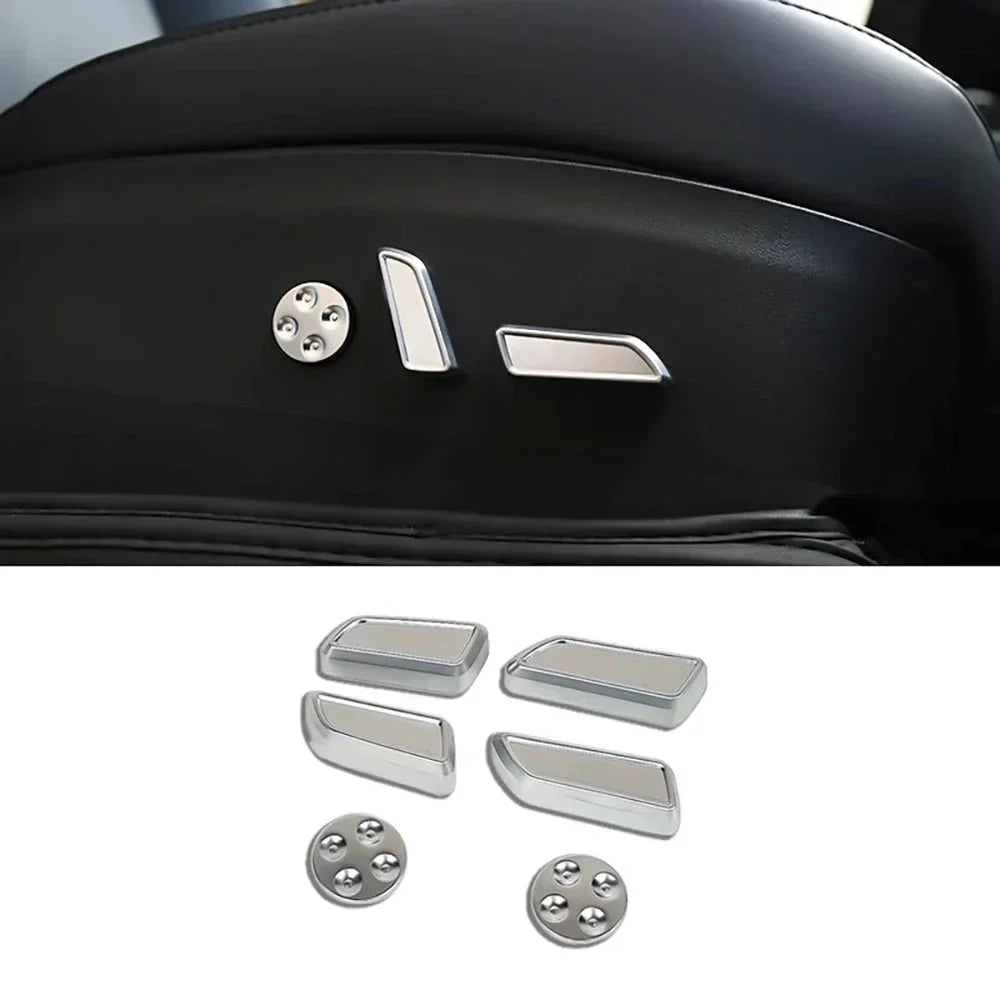 [Aisen] for Tesla Model 3 Model Y 2021-2023 Seat Adjustment Button Cover  Interior Trim Protector Matte Finish Seat Control Accessories