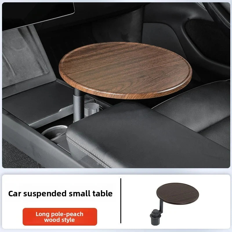 [Aisen] 360° Swivel Floating Tray Table Cup Holder Expander for Tesla Model 3 Model Y Universal